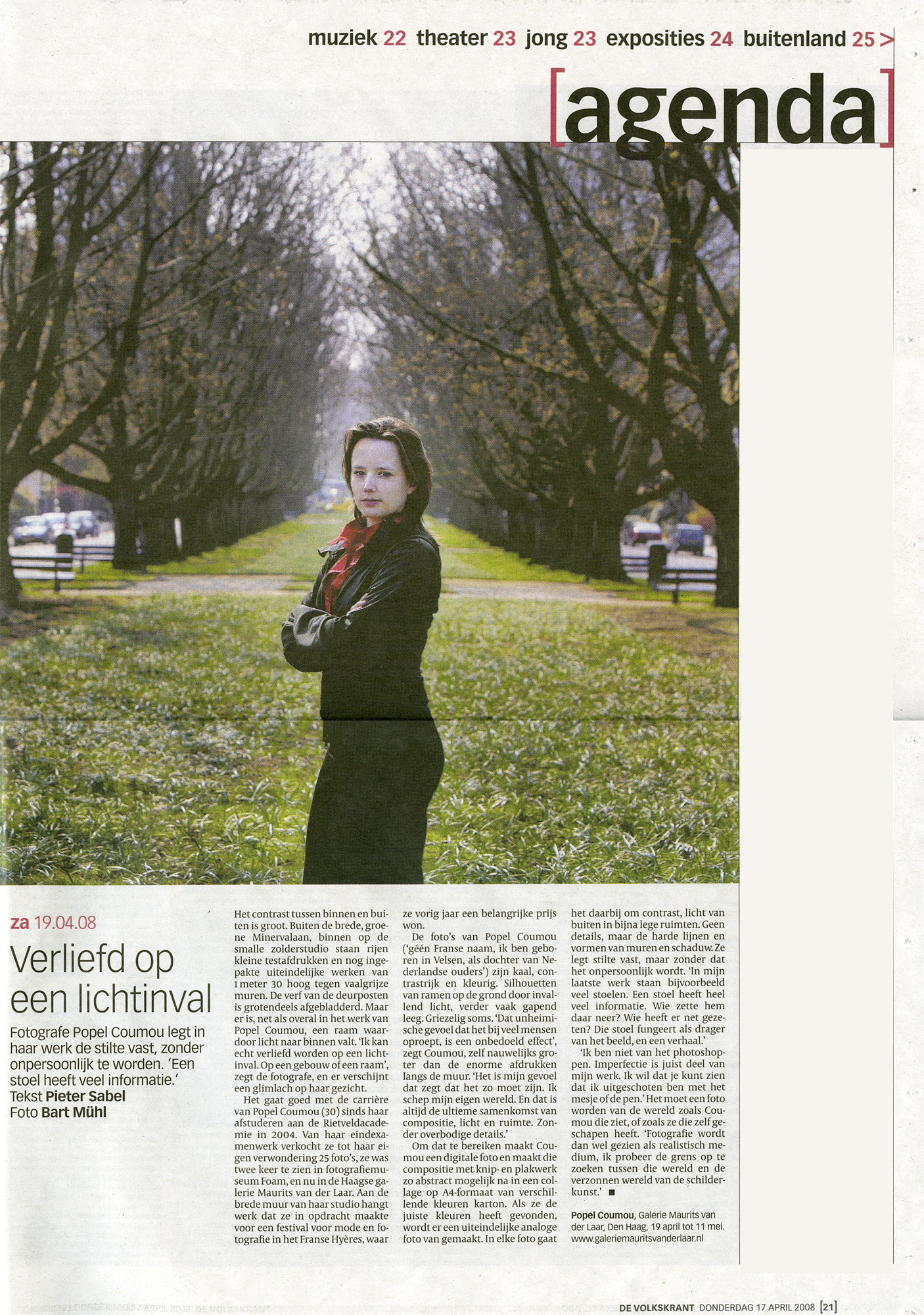 De Volkskrant 24/02/2008 By Pieter Sabel